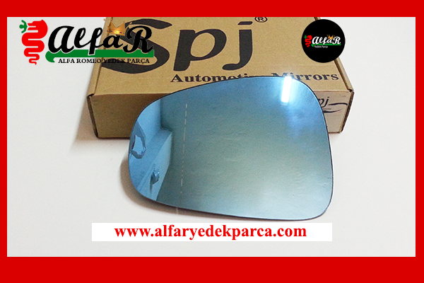 159/MİTO/GİULİETTA SOL AYNA CAMI(MAVİ))