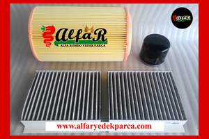 156 FİLTRE SETİ 2003 - 2007 MODEL ORJINAL YAĞ FİLTRELİ
